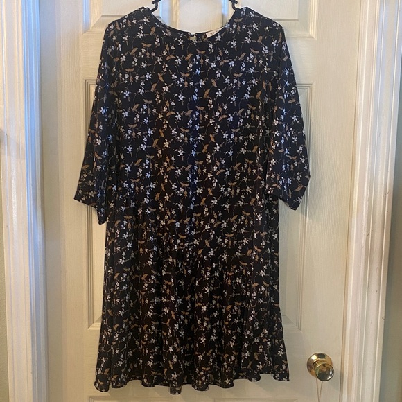 Hayden Black and White Floral Casual Dress - Picture 3 of 12